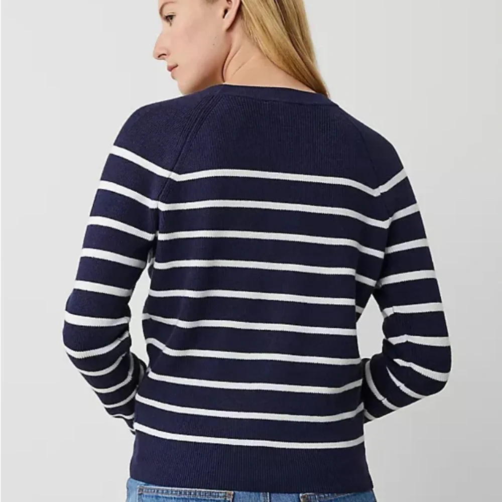 Ann Taylor striped rib small sweater new - Picture 2 of 3